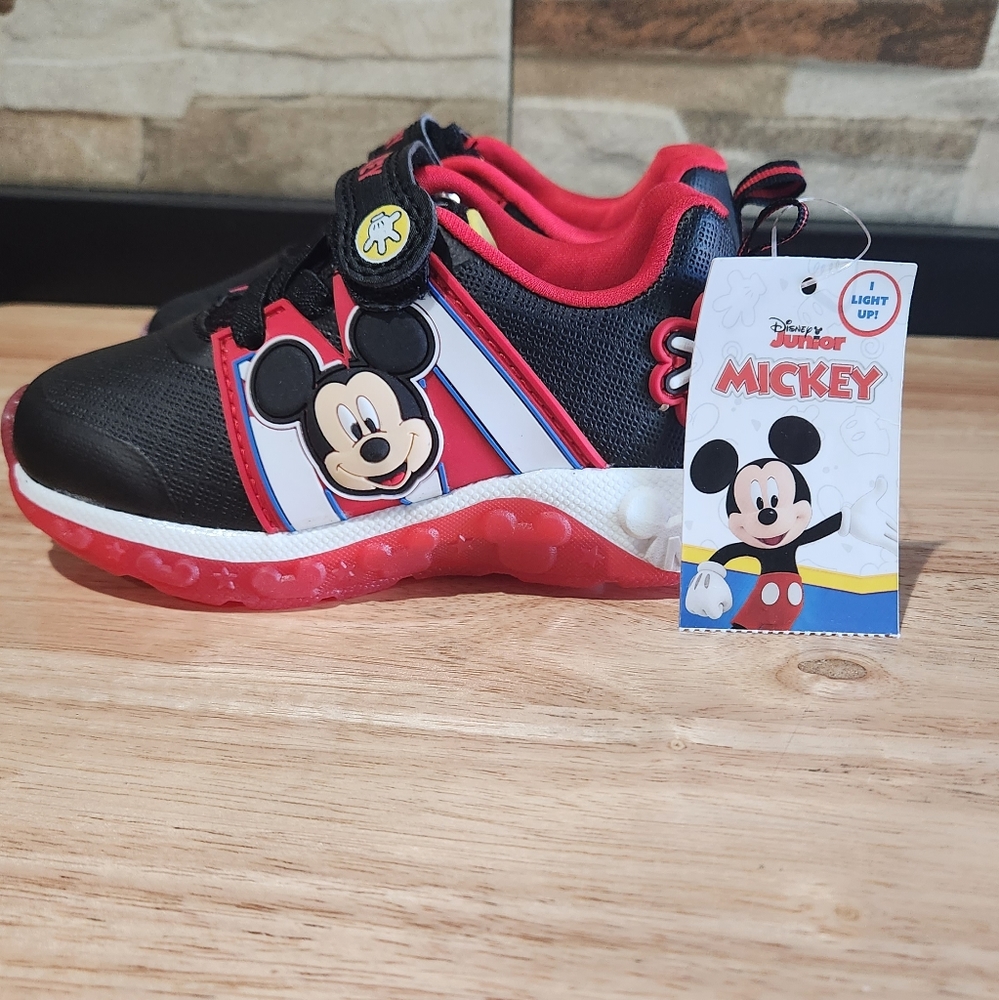 NTW Disney Mickey Mouse Toddler Boys Athletic Sneakers Without box